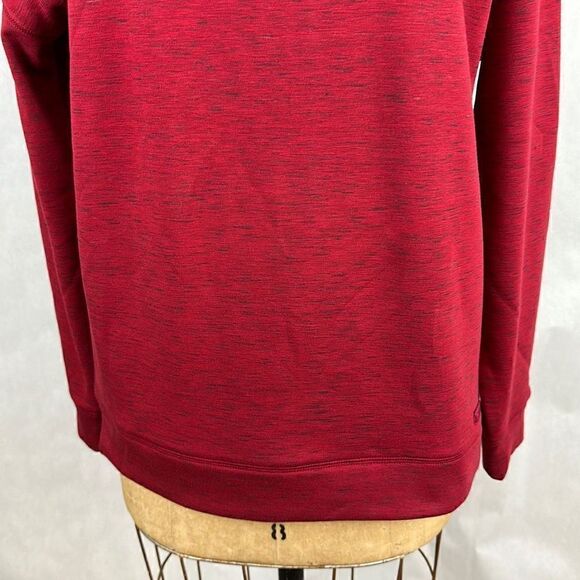 NWT Cinch Women’s 1/4 Zip Pullover Size XL Red Fleece Lined Sweatshirt - Picture 3 of 10